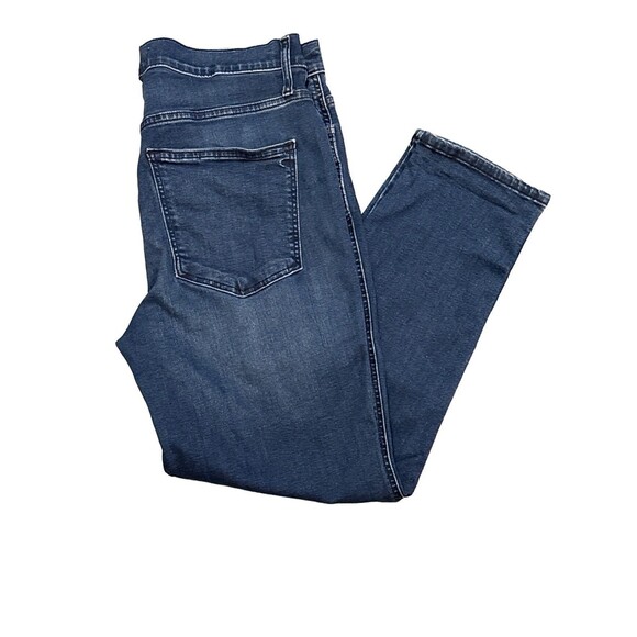Madewell Mid Rise Stovepipe Jeans Women’s 31 Blue Stretch Denim Straight Slim - Picture 2 of 11